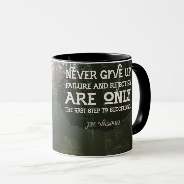 Erster Schritt zum Erfolg Tasse (VorderseiteRechts)