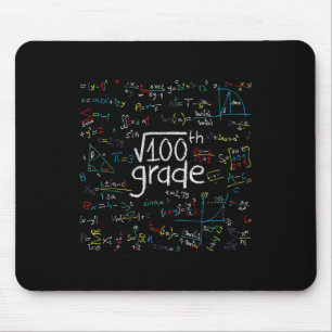 Erster Schultag 10. Klasse Quadratwurzel aus 100 Mousepad