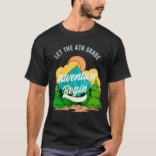 Erster Schultag 4. Klasse Lehrer Dankbarkeit T-Shirt