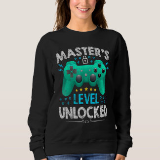 Erster Schultag des Master-Level-ungesicherten Gam Sweatshirt