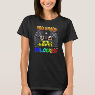 Erster Schultag des ungesperrten Gamers der dritte T-Shirt