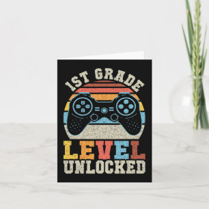 Erster Schultag des ungesperrten Gamers Karte