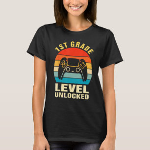 Erster Schultag des ungesperrten Gamers T-Shirt