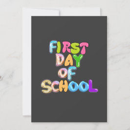 ERSTER SCHULTAG, GESCHENKE ZUM SCHULBEGINN EINLADUNG