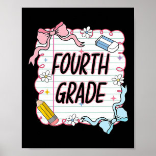 Erster Schultag Girly Coquette1 Poster