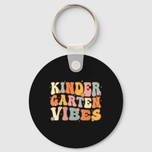 Erster Schultag Kindergarten Vibes Studentenlehrer Schlüsselanhänger