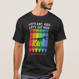 Erster Schultag Lasse Kinder Grammer Lehrer essen T-Shirt