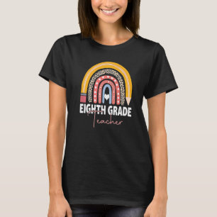 Erster Schultag Lehrer der achten Klasse Frauen Mä T-Shirt