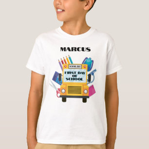 Erster Schultag Personalisiert T-Shirt