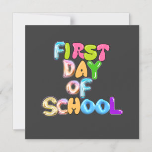 ERSTER SCHULTAG, RÜCKKEHR ZUR SCHULE GESCHENKE MAGNETEINLADUNG
