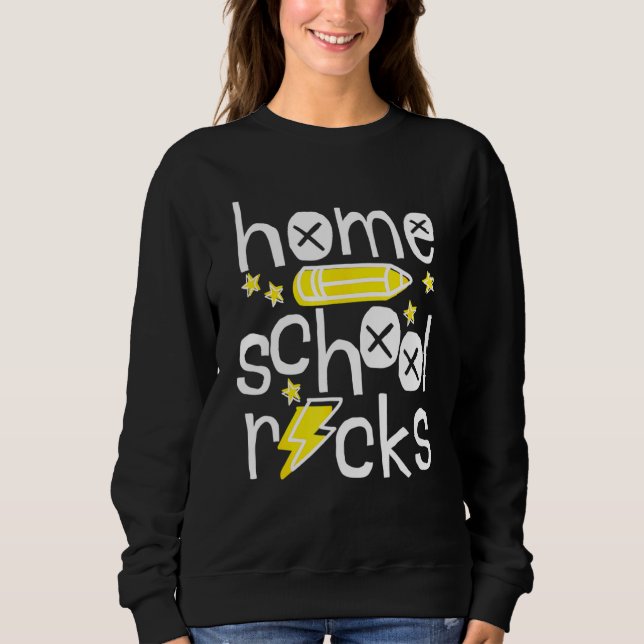 Erster Schultag - Schülerrocklehrer Sweatshirt (Vorderseite)