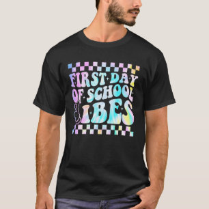Erster Schultag Stimmung Zurück zur Schule Lehrer T-Shirt
