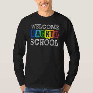 Erster Schultag Willkommen zurück zur Schule T-Shirt