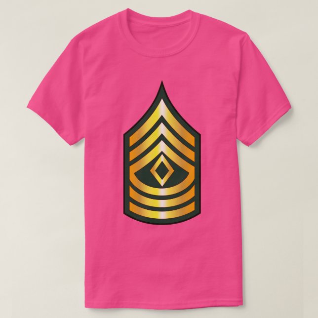 Erster Sergeant 1SG wo Txt T-Shirt (Design vorne)