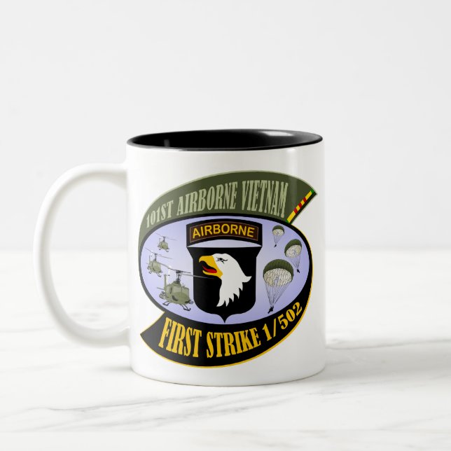 Erster Streik 1/502 Zweifarbige Tasse (Links)
