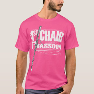 Erster Stuhl Fagottspieler in einer Band und Orche T-Shirt