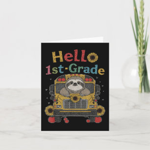 Erster Tag der 1. Klasse Slot zurück zu den Schulk Karte