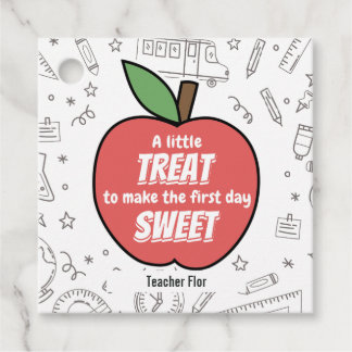 Erster Tag der Apfelschule, Zurück zur Leckerei de Geschenkanhänger