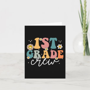 Erster Tag der Crew der 1. Klasse Zurück zur Schul Karte