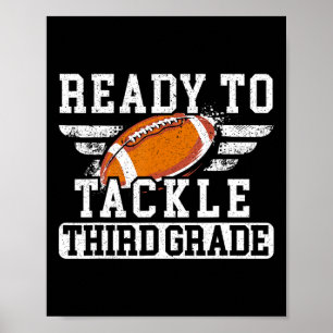 Erster Tag der dritten Klasse zurück zur Schule Poster