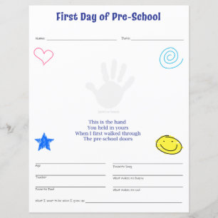 Erster Tag der Prä-School Print