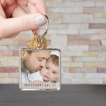 Erster Tag der Väter 2025 Kundenspezifische Vater- Schlüsselanhänger<br><div class="desc">Erstellen Sie Ihren eigenen, einzigartigen Foto-Schlüsselanhänger für den ersten Vater des neuen Vaters. Eine perfekte Gelegenheit, um ein Foto von Vater und Kind, nur Baby oder die ganze Familie, als einen schönen Sake und einen zeitlosen Schatz zu genießen jeden Tag. Die Vorlage ist für Sie bereit, den Text zu bearbeiten,...</div>