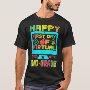 Erster Tag der virtuellen zweiten Klasse zurück zu T-Shirt