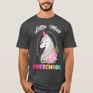 Erster Tag der Vorschule Zurück zur Schule Miss Pr T-Shirt