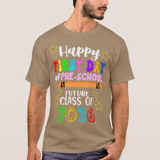 Erster Tag der Vorschule Zurück zur Schule PreK Hi T-Shirt