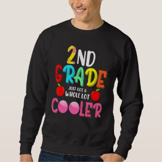 Erster Tag der zweiten Klasse zurück zur Schule Sweatshirt