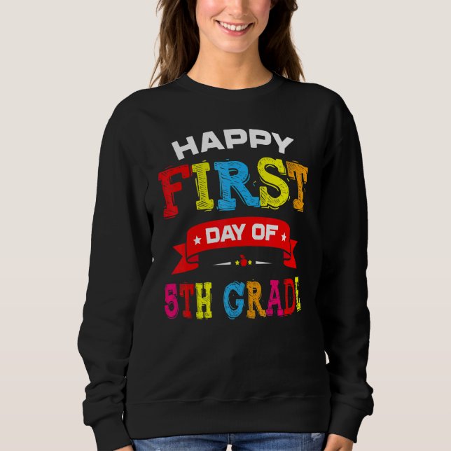 Erster Tag des 5. Sweatshirt (Vorderseite)