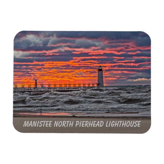 Erster Tag des Herbstes Sonnenuntergang Magnet (Horizontal)