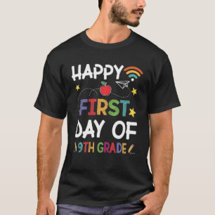 Erster Tag des neunten Lehrers Kind zurück zur Sch T-Shirt