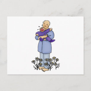 Erster Tag des Vaters Postkarte