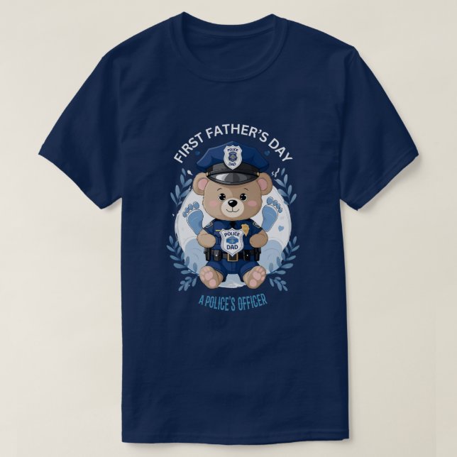 Erster Tag des Vaters T-Shirt (Design vorne)