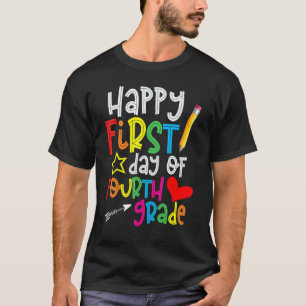 Erster Tag des Vierten Lehrers zurück an die Schul T-Shirt