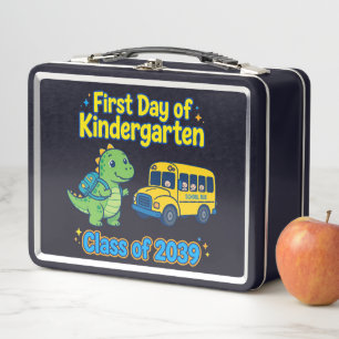 Erster Tag im Kindergarten Klasse 2039 T-Shirt D Metall Brotdose