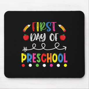 Erster Tag im Kindergarten Zurück zur Schule Lehre Mousepad