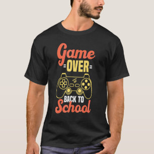 Erster Tag Jungen   Spiel vorbei Lehrer Schüler Ko T-Shirt