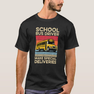 Erster Tag Schulbusfahrer Männer Frauen Busfahrer T-Shirt