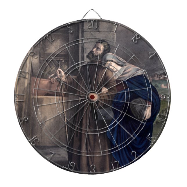 Erster Weihnachtsabend Dartscheibe (vorne)