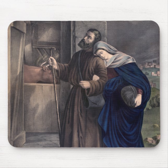Erster Weihnachtsabend Mousepad (Vorne)