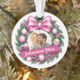 Erster Weihnachtskranz Ornament