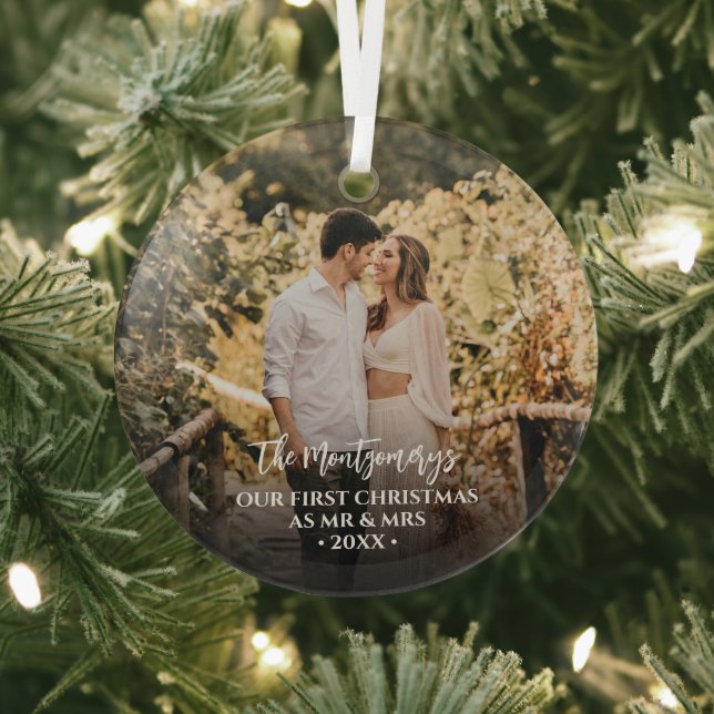 Erster Weihnachtsmann und Foto Ornament Aus Glas (InSitu)