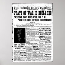 Erster Weltkrieg erklärt Titelseite