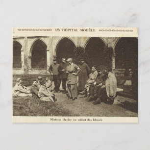 Erster Weltkrieg, Frankreich, Modellkrankenhaus Postkarte