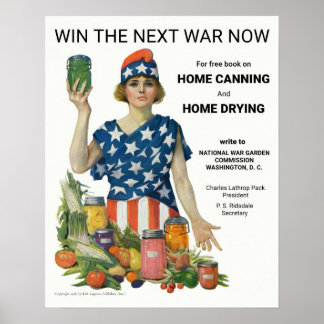 Erster Weltkrieg Lebensmittelpropaganda Poster