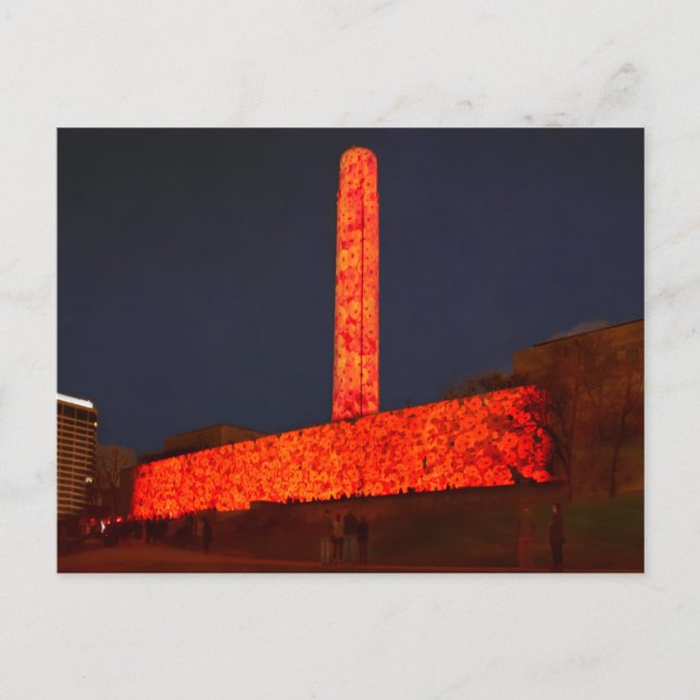 Erster Weltkrieg Museum und Denkmalpfeife Postkarte (Vorderseite)