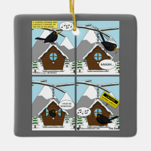 Erstes Comic Keramikornament