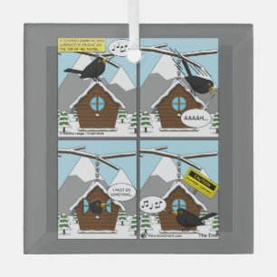Erstes Comic Ornament Aus Glas